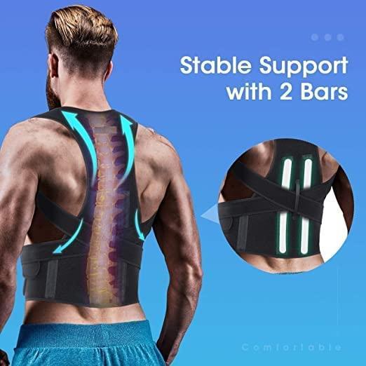 Posture Corrector Belt for Men & Women – Adjustable Back & Shoulder Support, Pain Relief & Posture Trainer