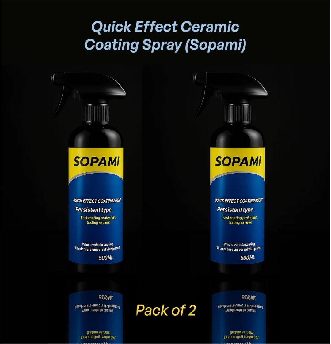 Sopami Car Spray – Instant Shine & Protection