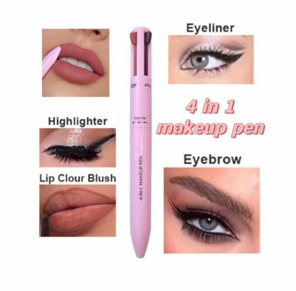 Touch Up 4-in-1 Makeup Pen | Eyeliner, Lip Liner & Highlighter in One