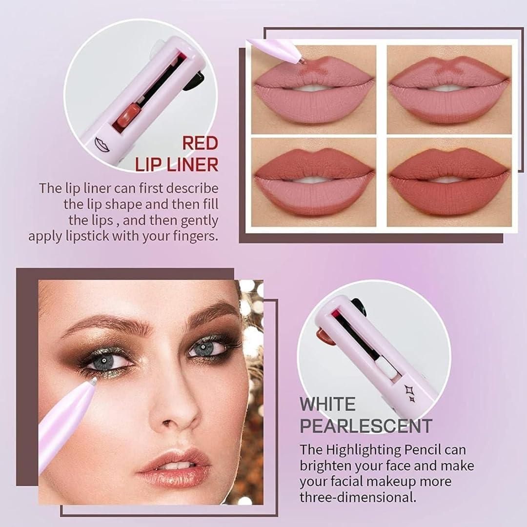 Touch Up 4-in-1 Makeup Pen | Eyeliner, Lip Liner & Highlighter in One