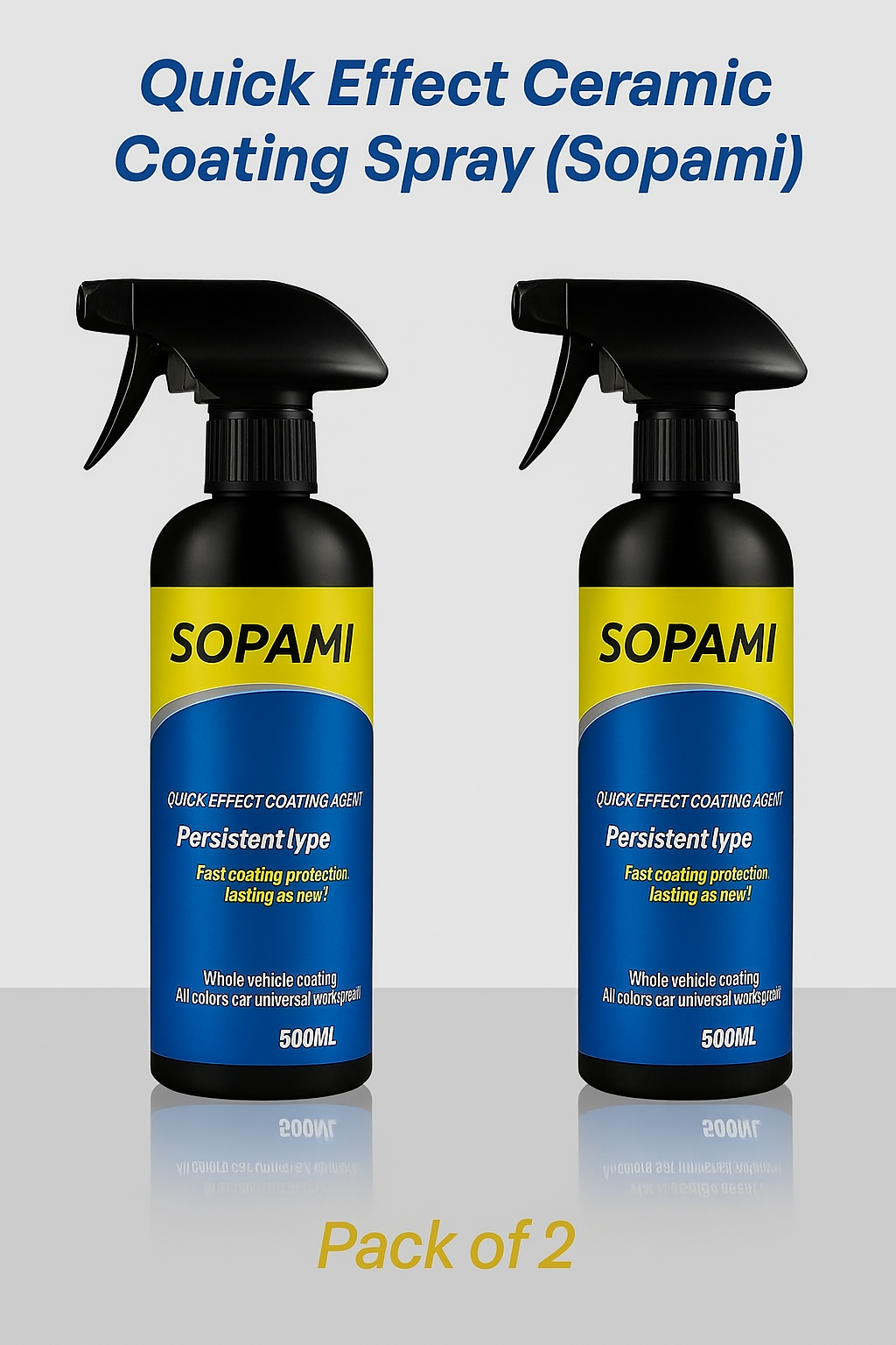 Sopami Car Spray – Instant Shine & Protection